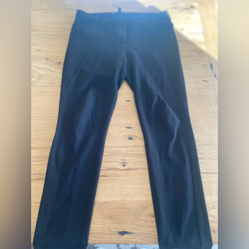 Andrew Marc Stretch Dress Pant Straight Leg Black Women’s Size‎ 12 Preloved